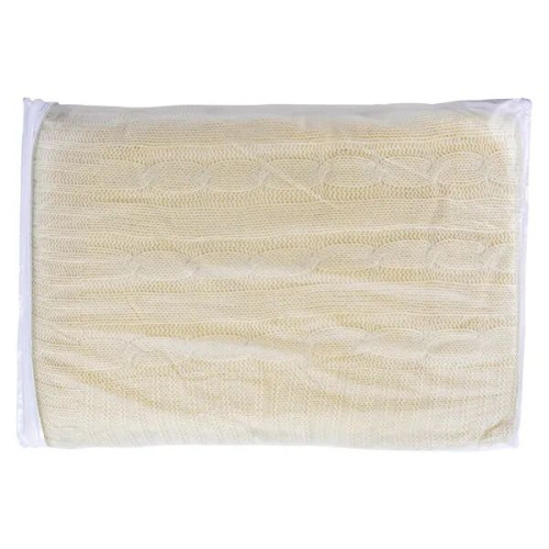Cable Knit Sherpa Blanket
