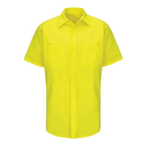 Red Kap Men's Tall Enhanced & Hi-Visibility Work Shirt