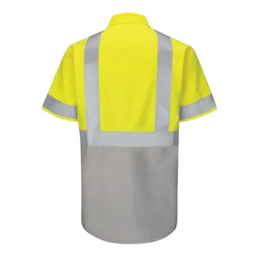 Red Kap Men's Tall Enhanced & Hi-Visibility Work Shirt