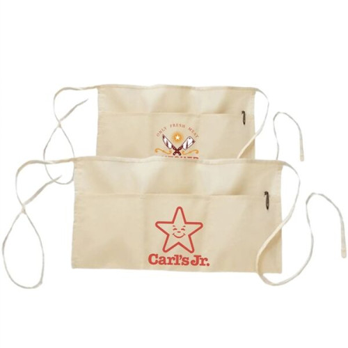 100% Cotton Fabric Waist Apron USA Decorated (24" x 12")