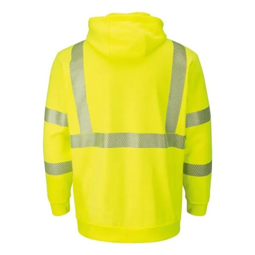 Bulwark Men's Tall Hi-Visibility Hooded Sweatshirt