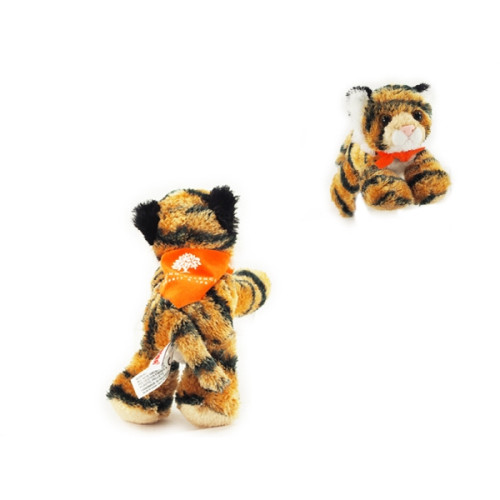 8" Tanya Tiger with bandana and one color imprint