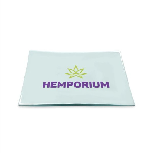 Custom Glass Rolling Tray Small Shatter Resistant