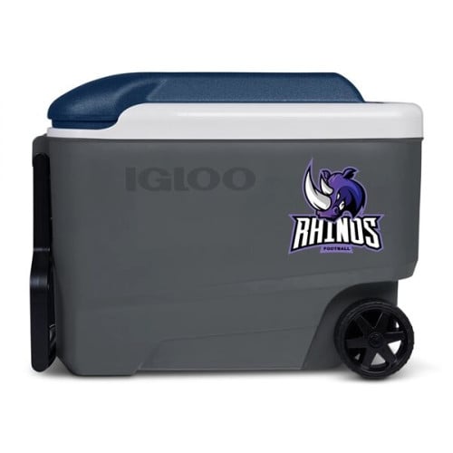 Igloo Maxcold 40 Quart Roller Cooler (Carbonite-Aegean Sea)