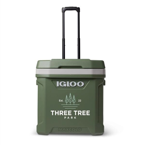 Igloo Ecocool 60 Quart Roller Cooler (Vintage Green)