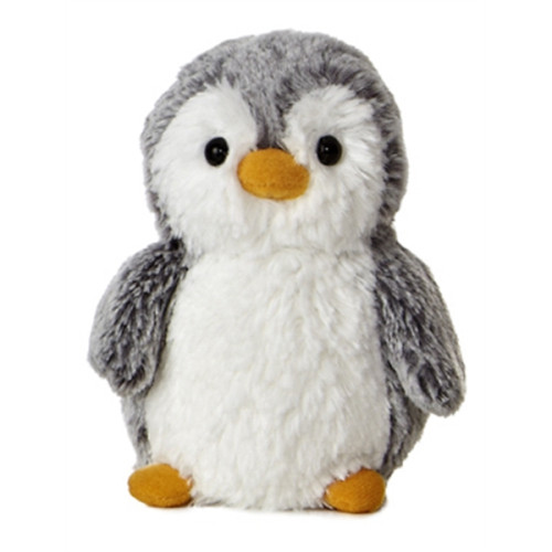 6" Mini Pom Penguin- Gray
