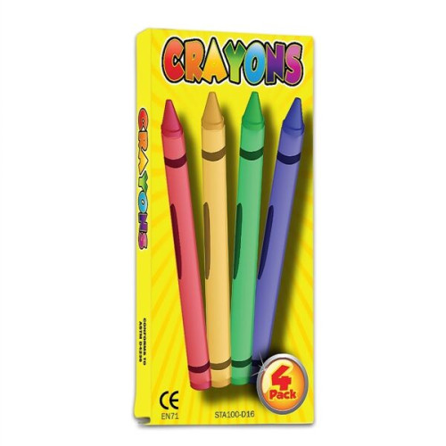 4 Pack of Crayons