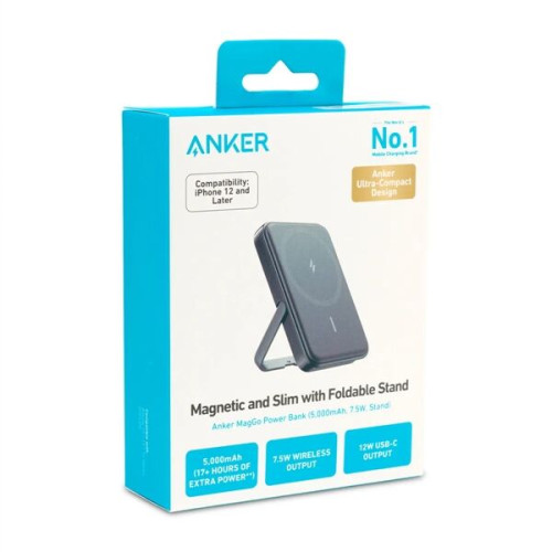 Anker® MagGo 5K Power Bank with Stand