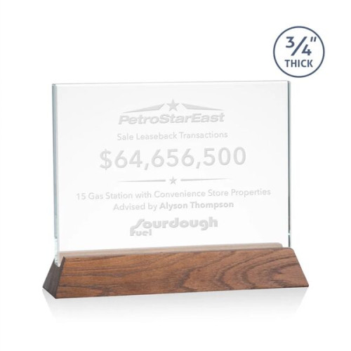 Walkerton Award - Starfire/Walnut (Horiz)