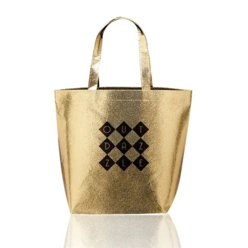 New Castle Non-woven Metallic Tote Bags