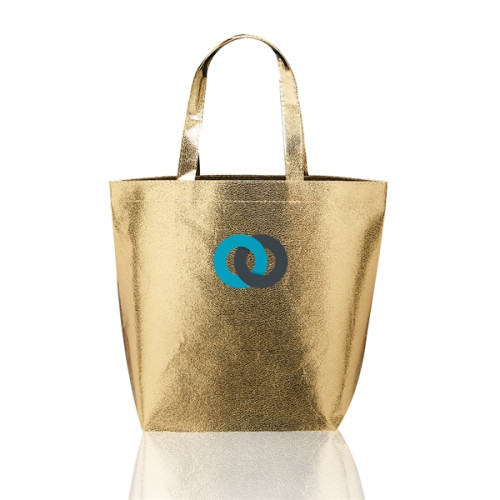 New Castle Non-woven Metallic Tote Bags