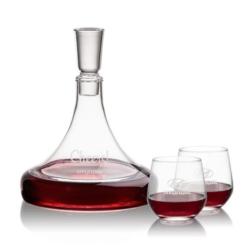 Ashby Decanter & Garland Stemless Wine