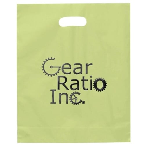 Orchid™- Frosted Die Cut Bag - Foil Print