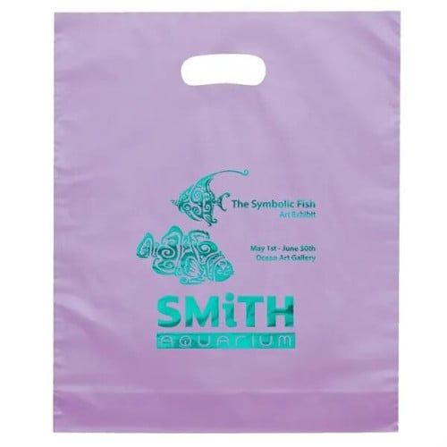 Orchid™- Frosted Die Cut Bag - Foil Print