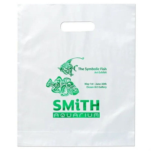 Orchid™- Frosted Die Cut Bag - Foil Print