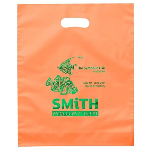 Orchid™- Frosted Die Cut Bag - Foil Print