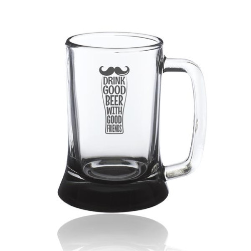 9.75 oz. Brussels Glass Beer Mugs
