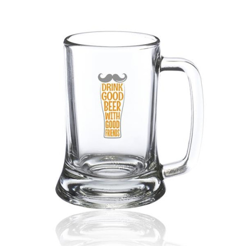 9.75 oz. Brussels Glass Beer Mugs