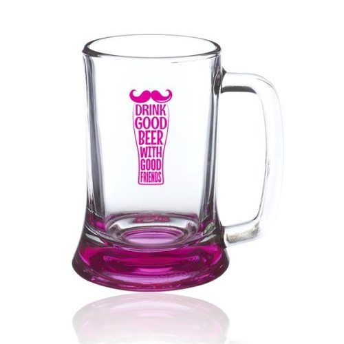 9.75 oz. Brussels Glass Beer Mugs