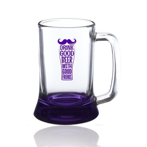 9.75 oz. Brussels Glass Beer Mugs