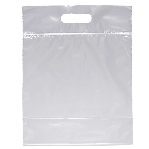 Zip Closure Die Cut Handle Bag - Flexo Ink Print