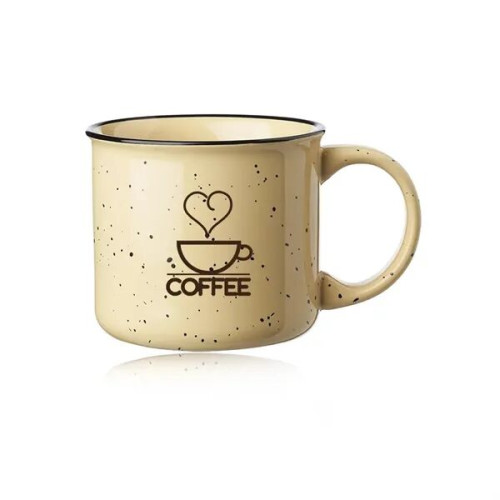 13 oz. Ceramic Campfire Coffee Mugs