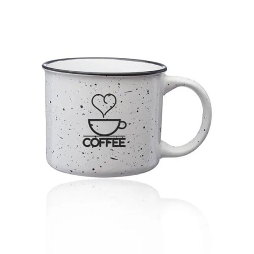13 oz. Ceramic Campfire Coffee Mugs