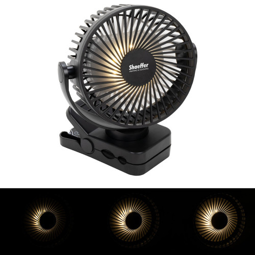 Zephyr Clip Fan with Power Bank, Light & Remote Control