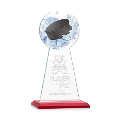 Edenwood Hockey VividPrint/Etch Award - Red
