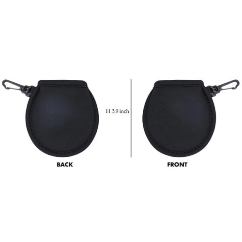 Full Color Golf Ball Cleaner Pouch MOQ 50