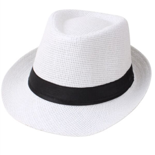 Natural Straw Fedora Hat