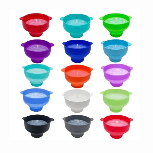 Collapsible Microwave Silicone Popcorn Bowl Maker