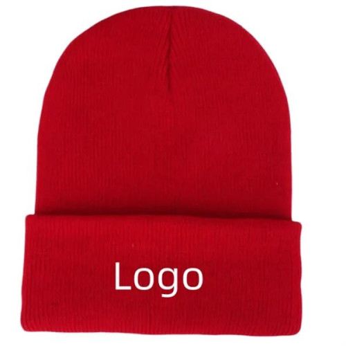 Custom Cuff Acrylic Knitted Hat