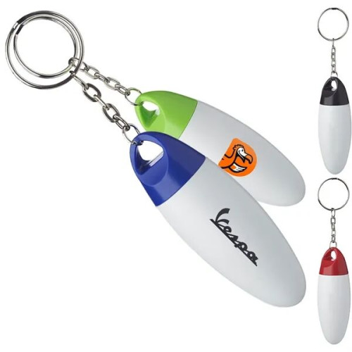 Plastic Pill Bottle Keychains