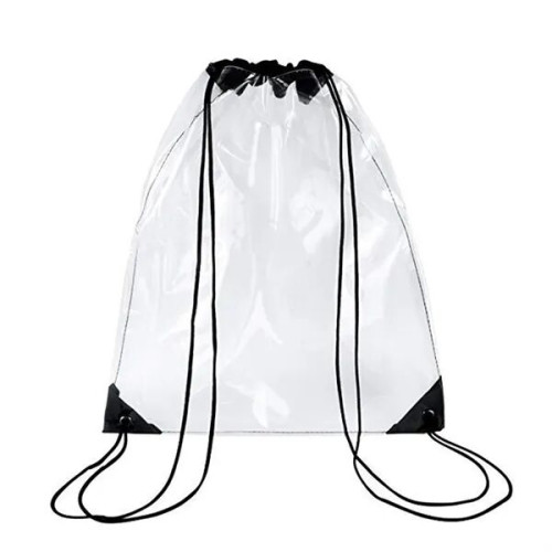 PVC Clear Drawstring Bag