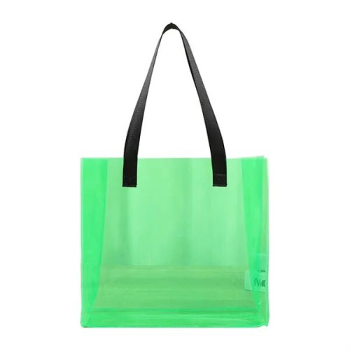 PVC Transparent Plastic Tote Bag