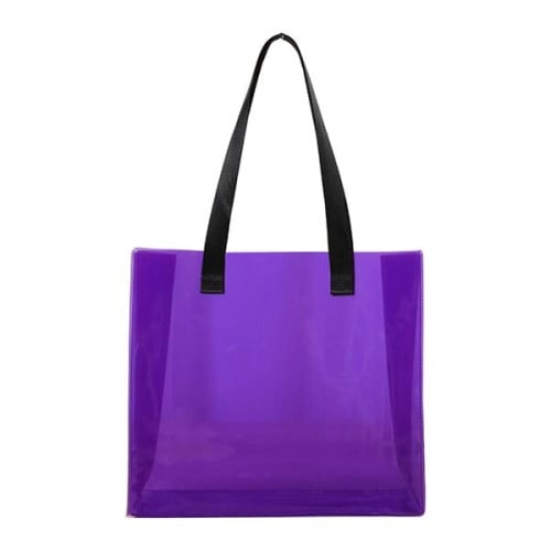 PVC Transparent Plastic Tote Bag