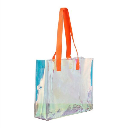 PVC Transparent Plastic Tote Bag