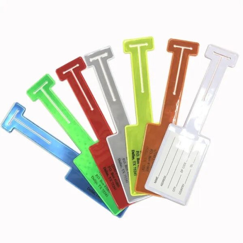 Soft PVC Custom Luggage Tag Holder