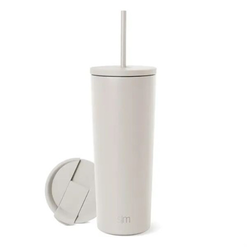 24 oz Simple Modern® Stainless Steel Insulated Straw Tumbler