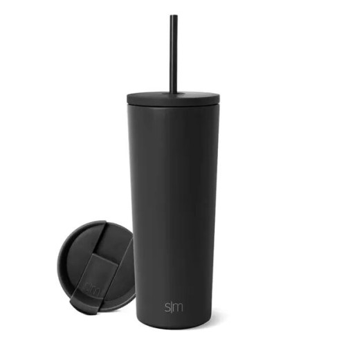 24 oz Simple Modern® Stainless Steel Insulated Straw Tumbler