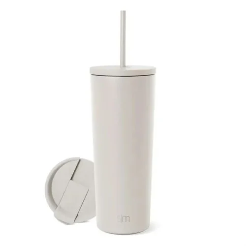24 oz Simple Modern® Stainless Steel Insulated Straw Tumbler