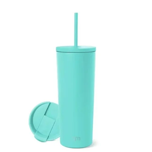 24 oz Simple Modern® Stainless Steel Insulated Straw Tumbler