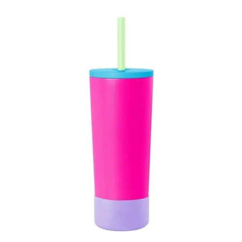 24 oz Simple Modern® Stainless Steel Insulated Straw Tumbler
