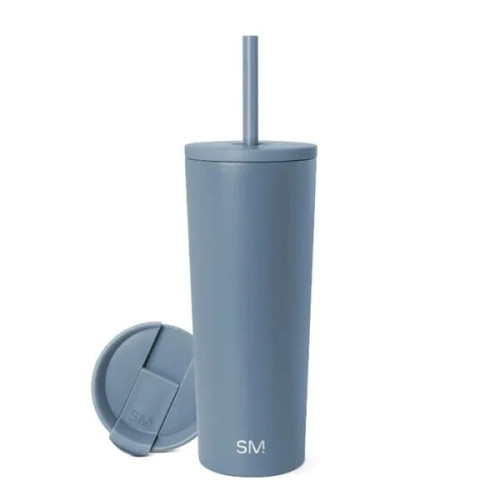 24 oz Simple Modern® Stainless Steel Insulated Straw Tumbler