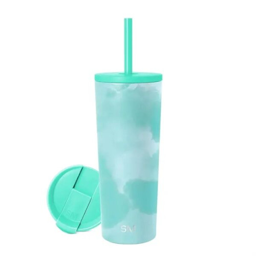 24 oz Simple Modern® Stainless Steel Insulated Straw Tumbler