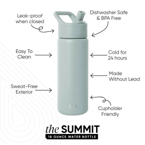 18 oz Simple Modern® Stainless Steel Insulated Water Bottle
