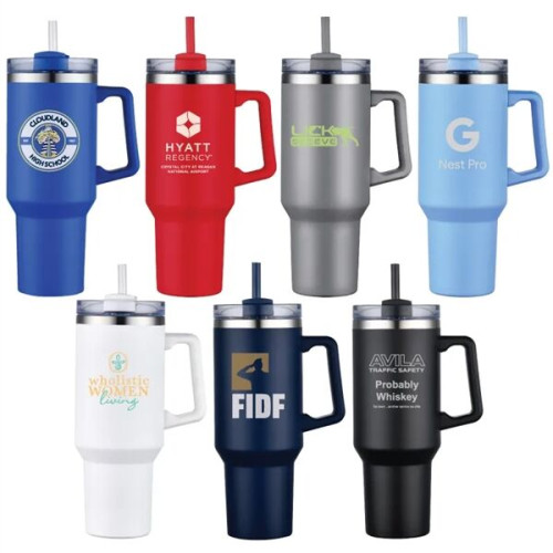 Beluga 40 oz. Vacuum Insulated Tumbler Mug w/ Handle
