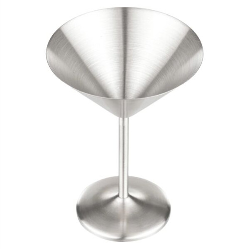 10 oz. Stainless Steel Martini Glass