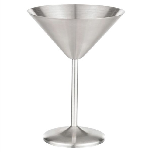 10 oz. Stainless Steel Martini Glass